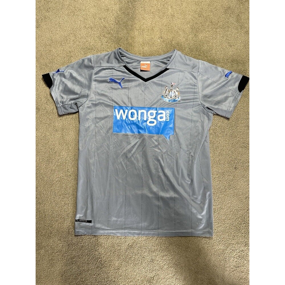 Puma Newcastle United 2014-15 Away Jersey Silver Grey Wonga Mens Small